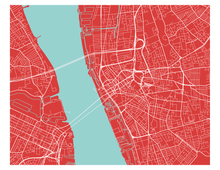 Charger l'image dans la galerie, Affiche cartographique de Liverpool - Style Classique