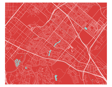 Load image into Gallery viewer, Irvine Map Print - Choose your color