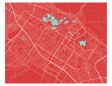 Charger l'image dans la galerie, Affiche cartographique de Fremont - Style Classique