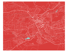 Charger l'image dans la galerie, Affiche cartographique de Nairobi - Style Classique