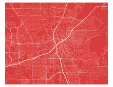 Charger l'image dans la galerie, Affiche cartographique de Huntsville - Style Classique