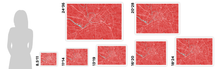 Load image into Gallery viewer, Manchester Map Print - Choose your color