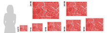 Load image into Gallery viewer, Rome Map Print - Any Color You Like