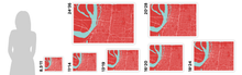 Load image into Gallery viewer, Memphis Map Print - Choose your color