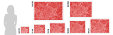 Load image into Gallery viewer, Mexico City Map Print - Choose your color