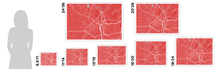 Load image into Gallery viewer, Los Angeles Map Print - Any Color You Like
