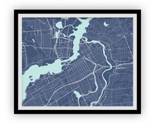 Load image into Gallery viewer, Ottawa Map Print - Choose your color
