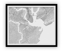 Load image into Gallery viewer, Charleston Map Print - Choose your color