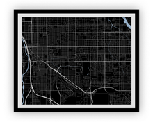 Load image into Gallery viewer, Tucson Map Print - Choose your color