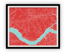 Load image into Gallery viewer, Seoul Map Print - Choose your color