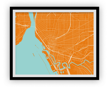 Charger l'image dans la galerie, Buffalo Map Print - Choose your color
