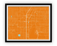 Load image into Gallery viewer, Las Vegas Map Print - Choose your color