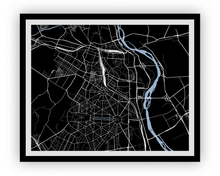 Charger l'image dans la galerie, New Delhi Map Print - Choose your color