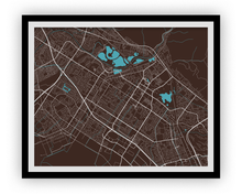 Charger l'image dans la galerie, Fremont Map Print - Choose your color