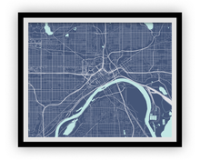 Load image into Gallery viewer, St Paul Map Print - Choose your color