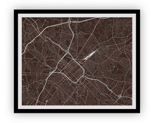 Charger l'image dans la galerie, Charlotte Map Print - Choose your color