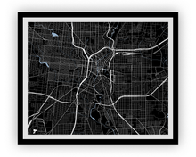Load image into Gallery viewer, San Antonio Map Print - Choose your color