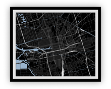 Load image into Gallery viewer, Stockton Map Print - Choose your color