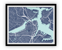 Charger l'image dans la galerie, Boston Map Print - Choose your color