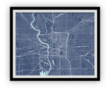 Charger l'image dans la galerie, Indianapolis Map Print - Choose your color