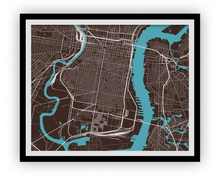 Charger l'image dans la galerie, Philadelphia Map Print - Choose your color