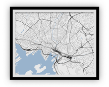 Load image into Gallery viewer, Oslo Map Print - Any Color You Like