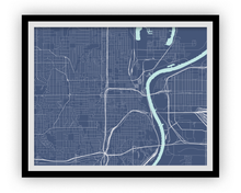 Charger l'image dans la galerie, Omaha Map Print - Choose your color