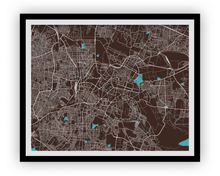 Charger l'image dans la galerie, Bangalore Map Print - Choose your color