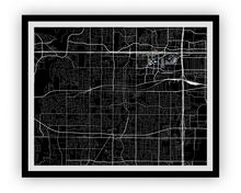 Charger l'image dans la galerie, Arlington Texas Map Print - Choose your color