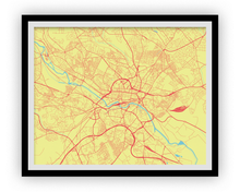 Charger l'image dans la galerie, Leeds Map Print - Choose your color