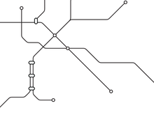 Load image into Gallery viewer, Rome Subway Map Print - Rome Metro Map Poster