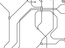 Charger l'image dans la galerie, Carte de métro de Kyoto