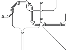 Charger l'image dans la galerie, Carte de métro de Washington DC