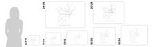 Load image into Gallery viewer, Philadelphia Subway Map Print - Philadelphia Metro Map Poster