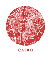 Charger l'image dans la galerie, Affiche cartographique de Le Caire - Style OMap