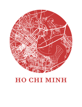 Load image into Gallery viewer, Ho Chi Minh Map Print - City Map Poster