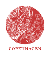 Charger l'image dans la galerie, Affiche cartographique de Copenhague - Style OMap