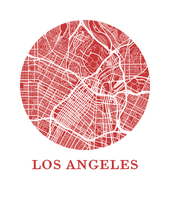 Charger l'image dans la galerie, Affiche cartographique de Los Angeles - Style OMap