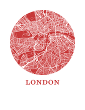 Charger l'image dans la galerie, Affiche cartographique de Londres - Style OMap