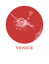 Load image into Gallery viewer, Venice Map Print - City Map Poster
