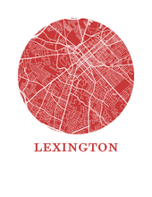 Charger l'image dans la galerie, Affiche cartographique de Lexington - Style OMap