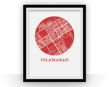 Charger l'image dans la galerie, Islamabad Map Print - City Map Poster