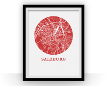 Load image into Gallery viewer, Salzburg Map Print - City Map Poster