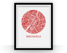 Charger l'image dans la galerie, Bruxelles Map Print - City Map Poster