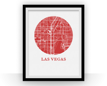 Charger l'image dans la galerie, Las Vegas Map Print - City Map Poster