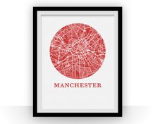 Load image into Gallery viewer, Manchester Map Print - City Map Poster