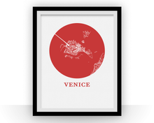 Load image into Gallery viewer, Venice Map Print - City Map Poster