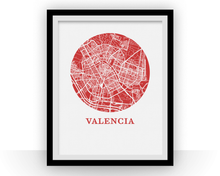 Load image into Gallery viewer, Valencia Map Print - City Map Poster