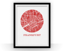 Charger l'image dans la galerie, Frankfurt Map Print - City Map Poster