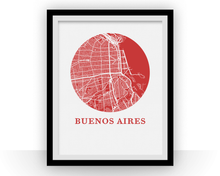 Load image into Gallery viewer, Buenos Aires Map Print - City Map Poster